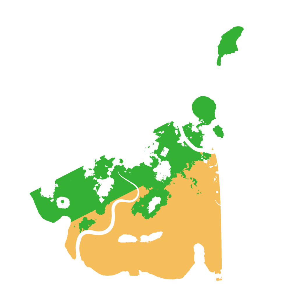 Biome Rust Map: Procedural Map, Size: 3500, Seed: 912796