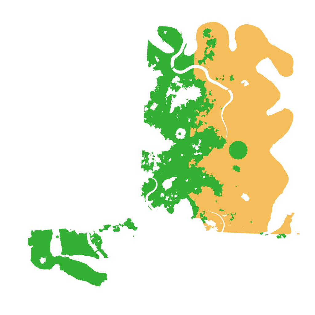 Biome Rust Map: Procedural Map, Size: 4500, Seed: 8575354