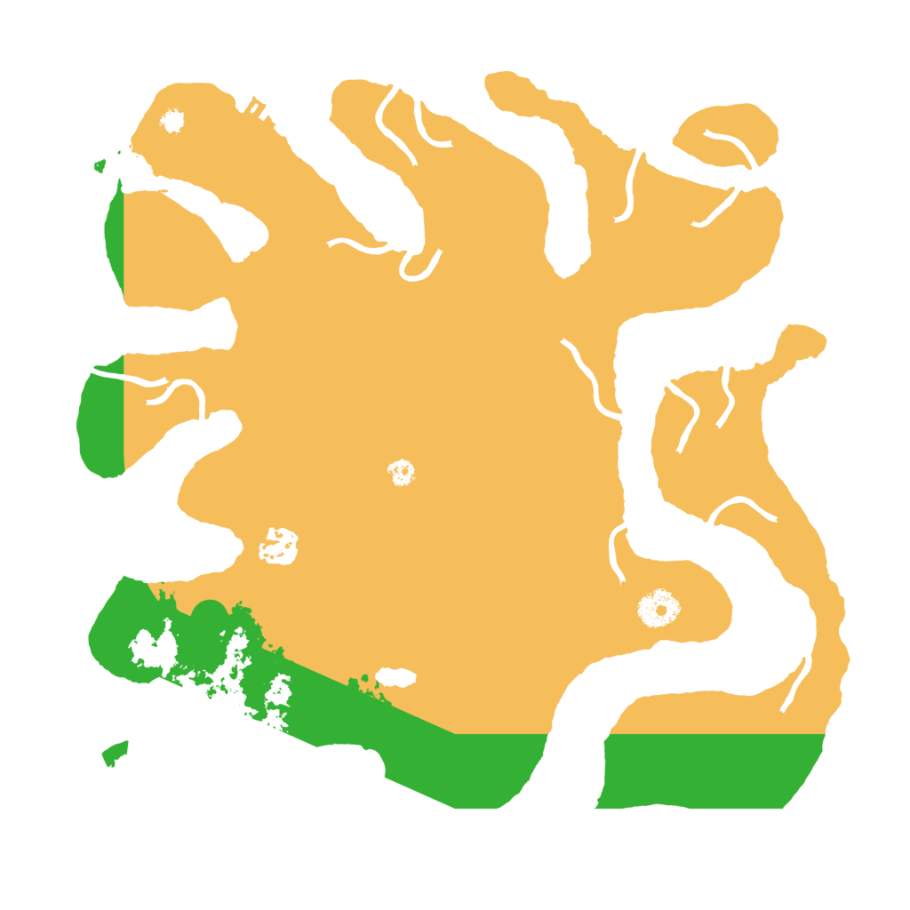 Biome Rust Map: Procedural Map, Size: 3500, Seed: 1072679596