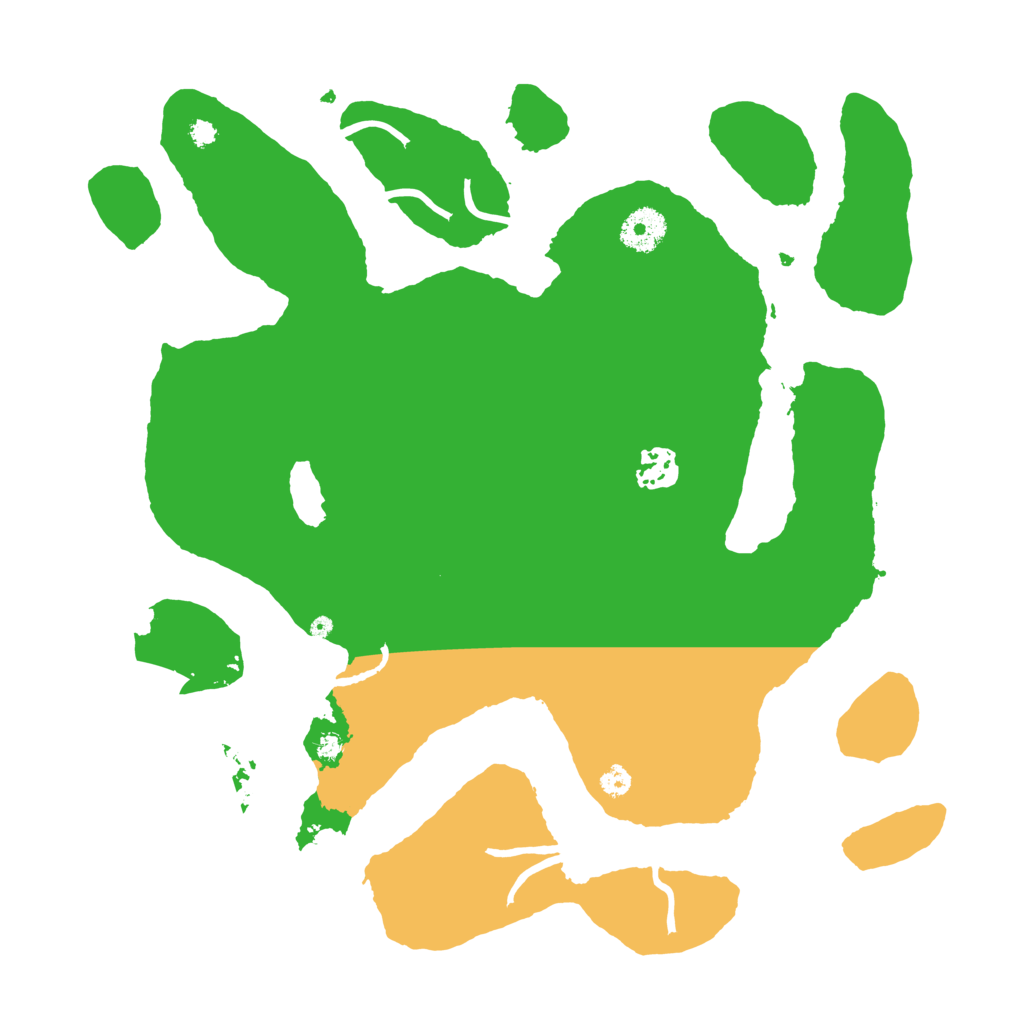 Biome Rust Map: Procedural Map, Size: 3500, Seed: 226364