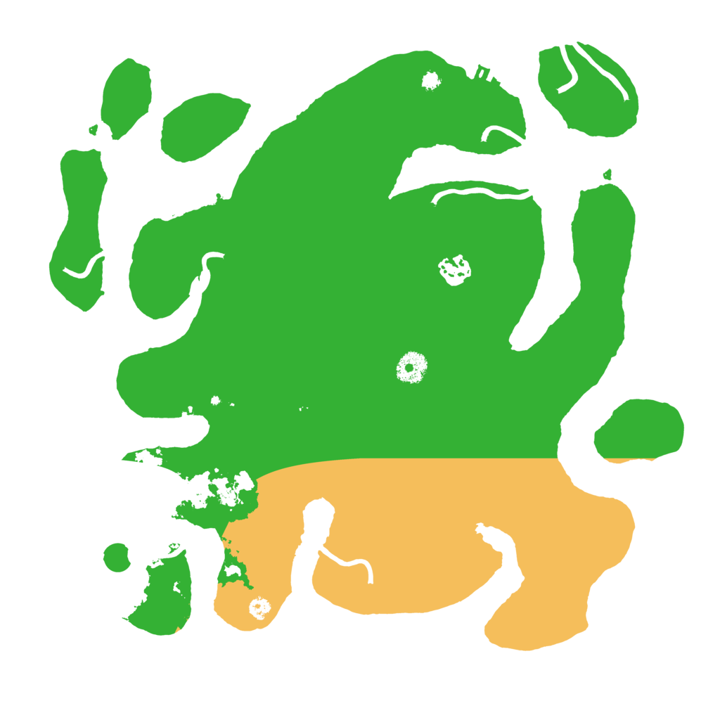 Biome Rust Map: Procedural Map, Size: 3500, Seed: 855325