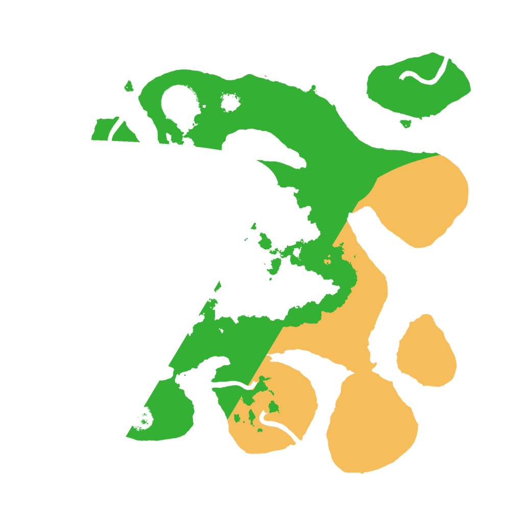 Biome Rust Map: Procedural Map, Size: 2550, Seed: 33666