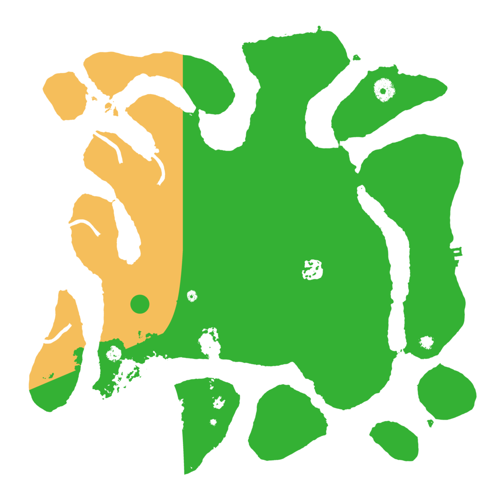 Biome Rust Map: Procedural Map, Size: 3500, Seed: 519705