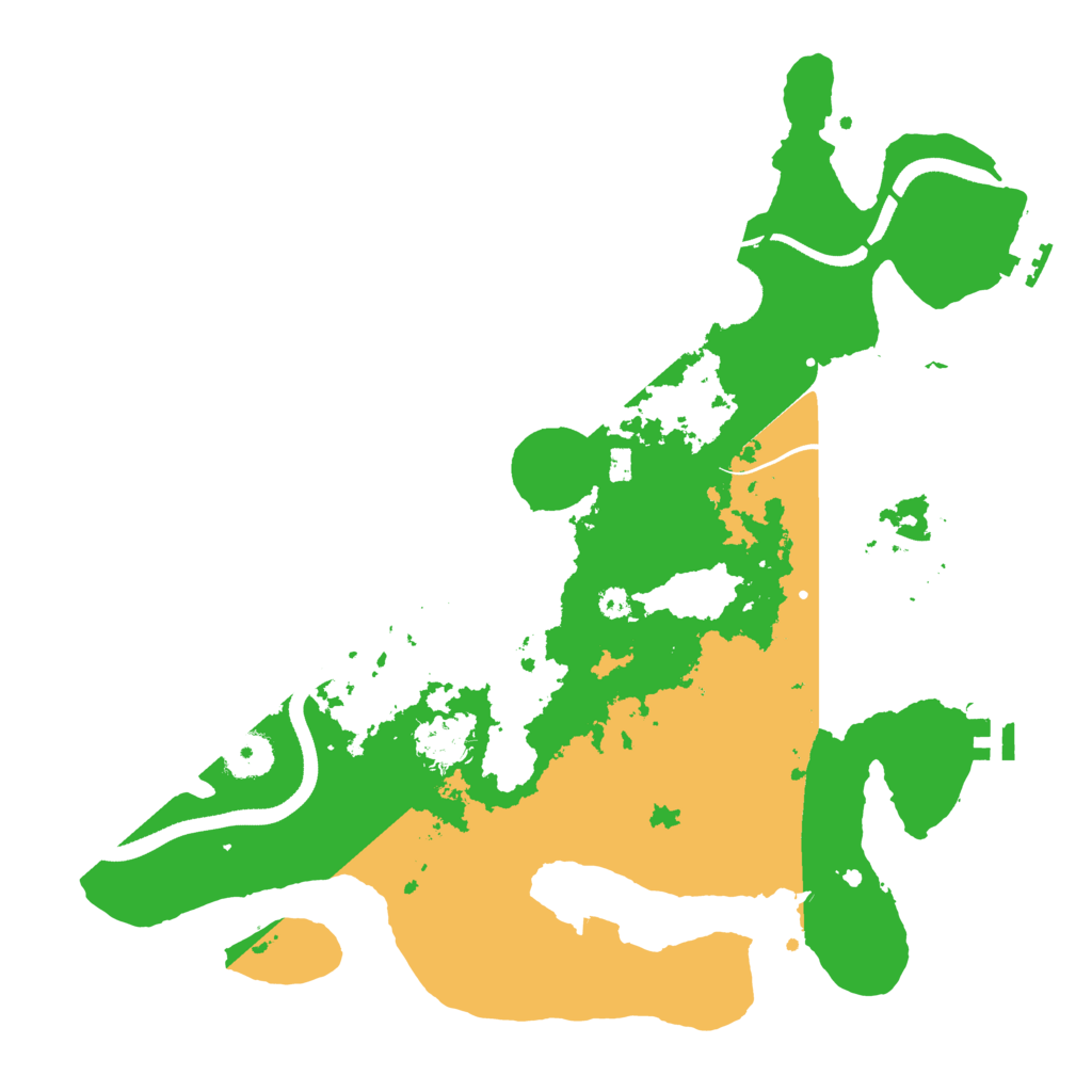 Biome Rust Map: Procedural Map, Size: 3500, Seed: 1554548577