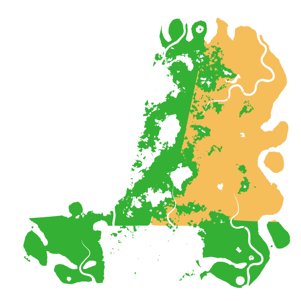Biome Rust Map: Procedural Map, Size: 6000, Seed: 87876
