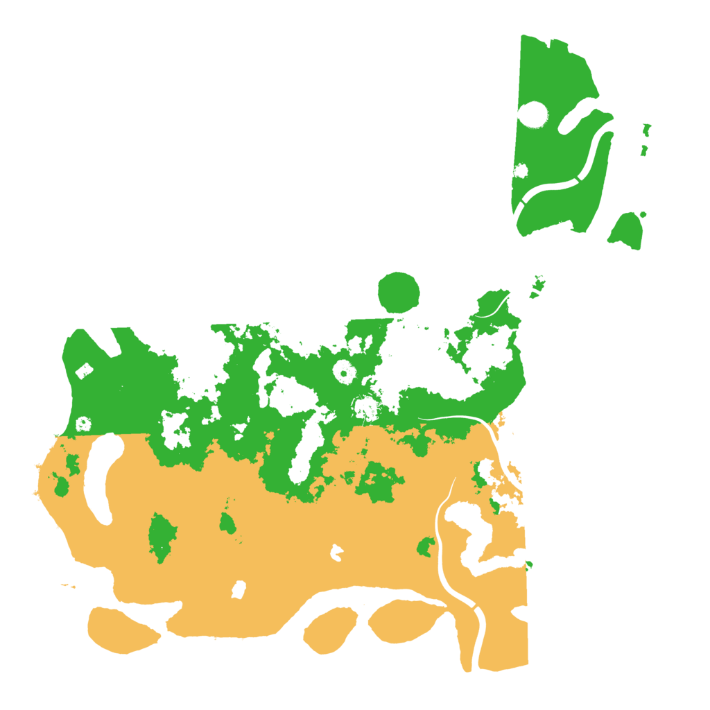 Biome Rust Map: Procedural Map, Size: 4616, Seed: 1616161616