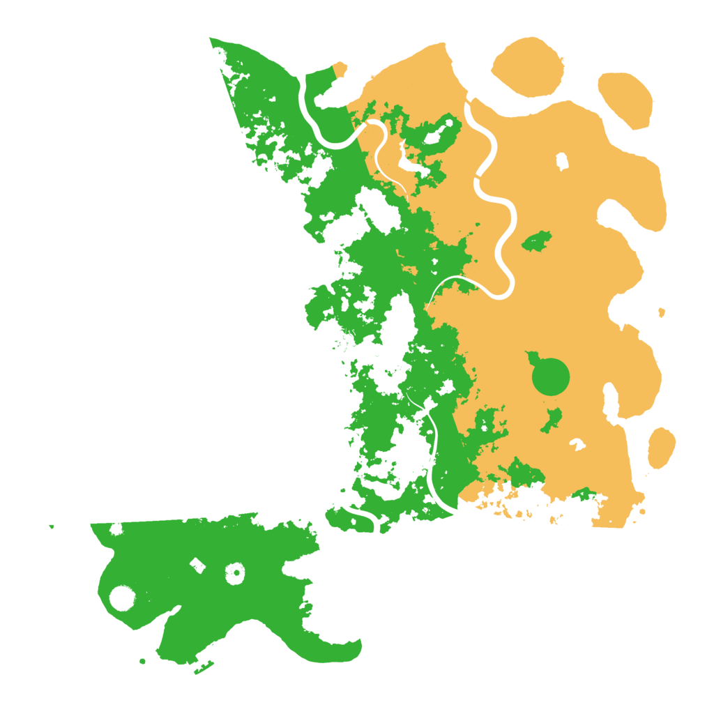 Biome Rust Map: Procedural Map, Size: 5000, Seed: 960154