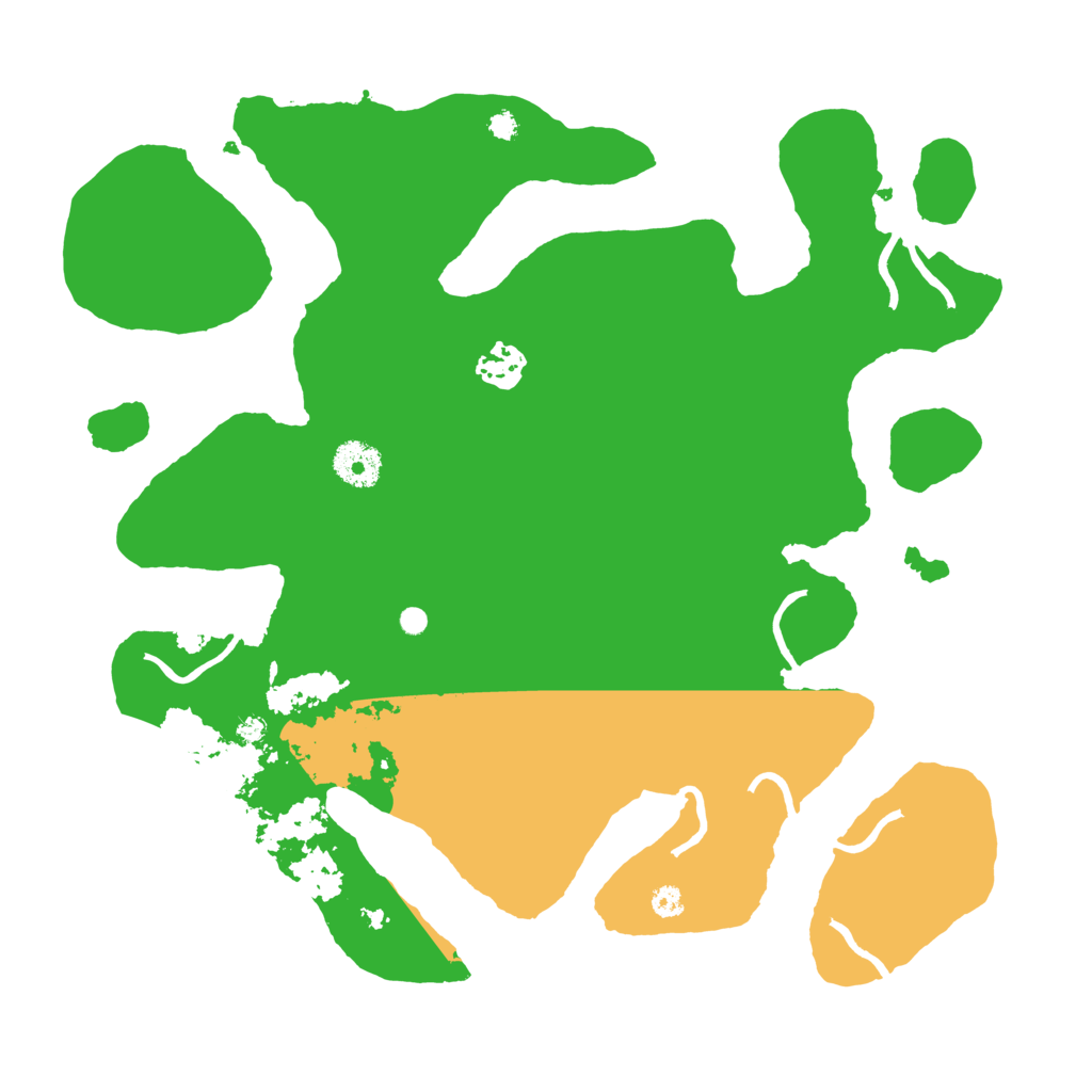 Biome Rust Map: Procedural Map, Size: 3500, Seed: 240673