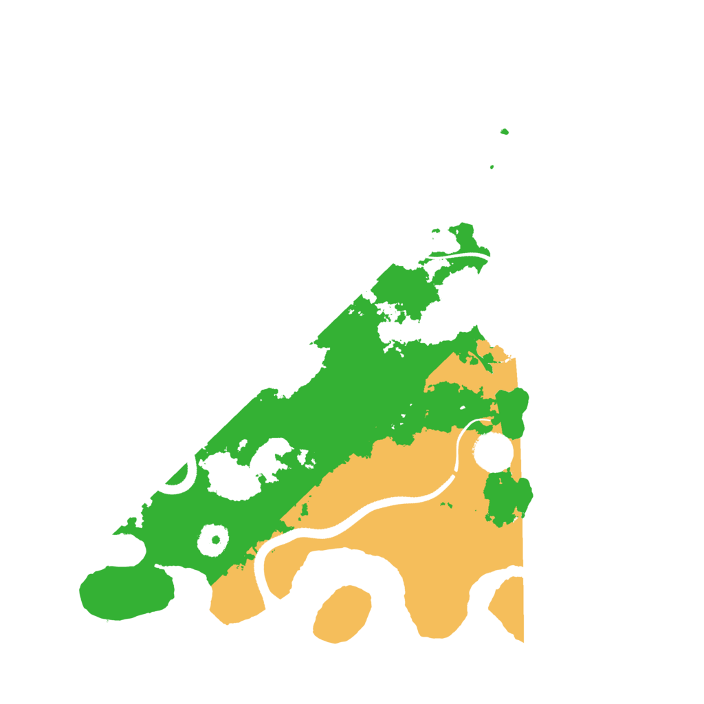 Biome Rust Map: Procedural Map, Size: 3333, Seed: 87367