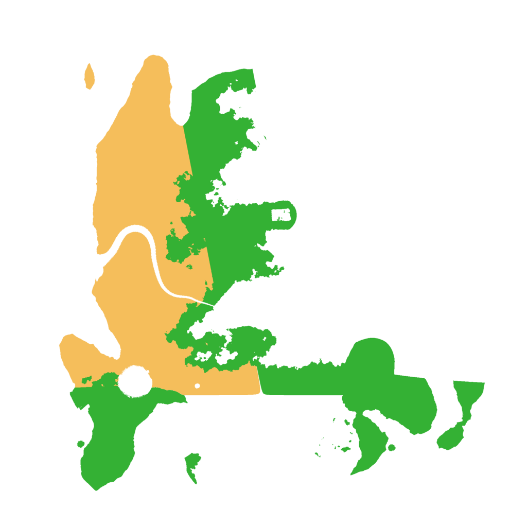 Biome Rust Map: Procedural Map, Size: 3000, Seed: 80085
