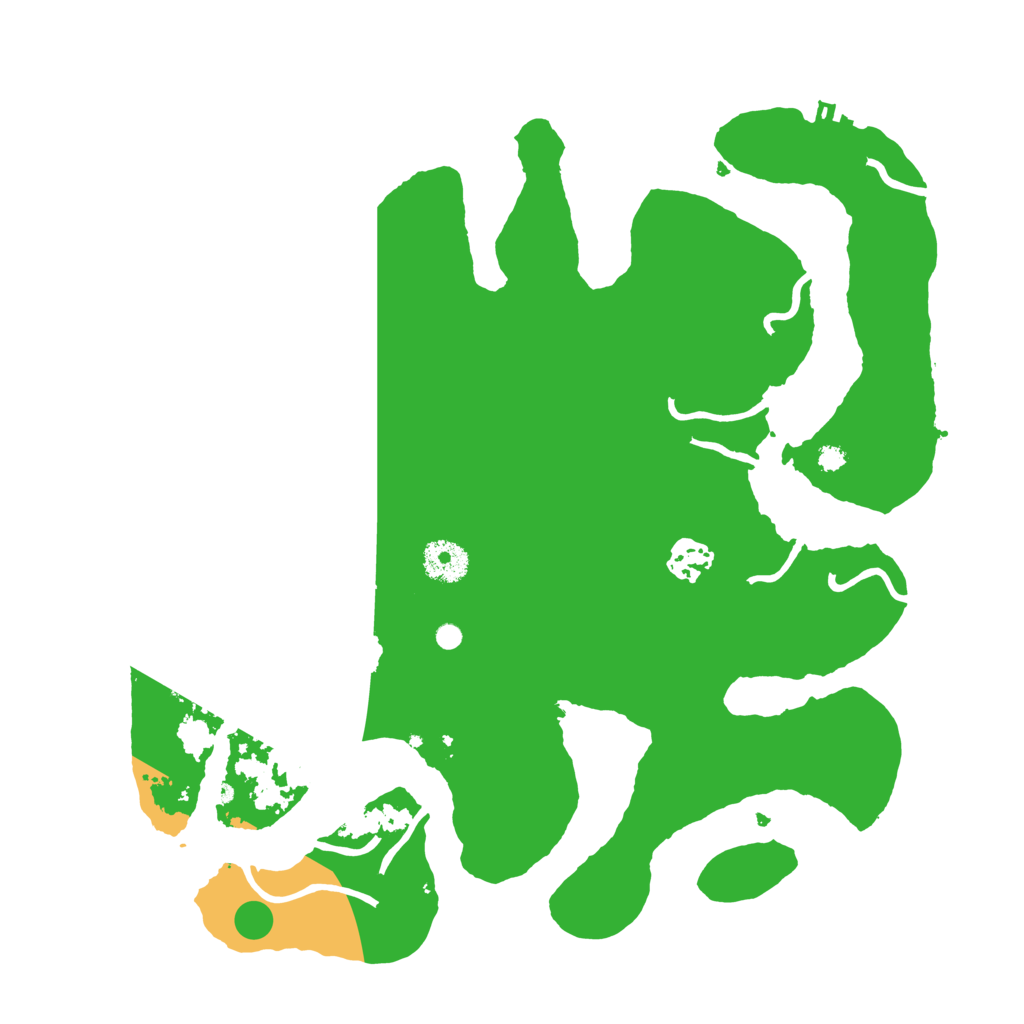 Biome Rust Map: Procedural Map, Size: 3500, Seed: 814744