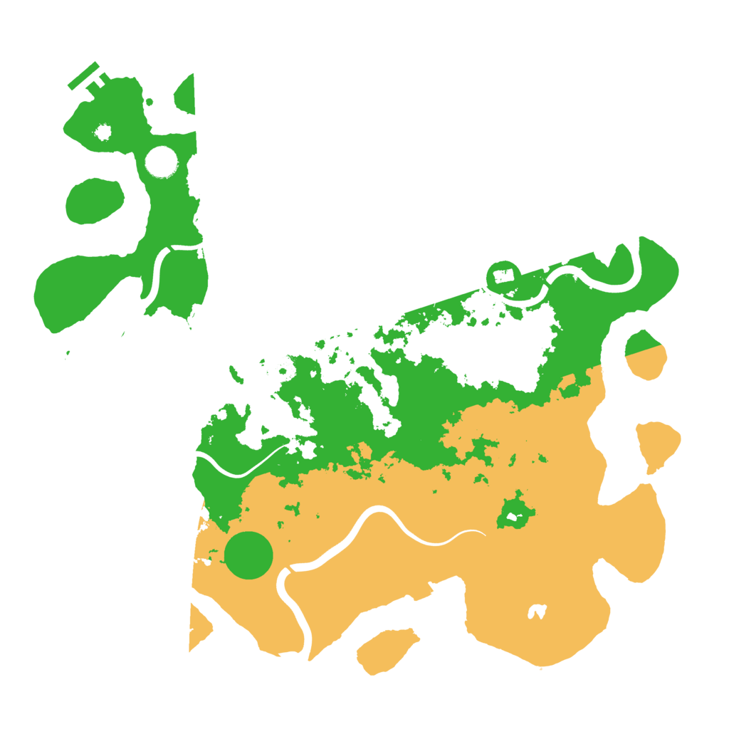 Biome Rust Map: Procedural Map, Size: 4000, Seed: 121707