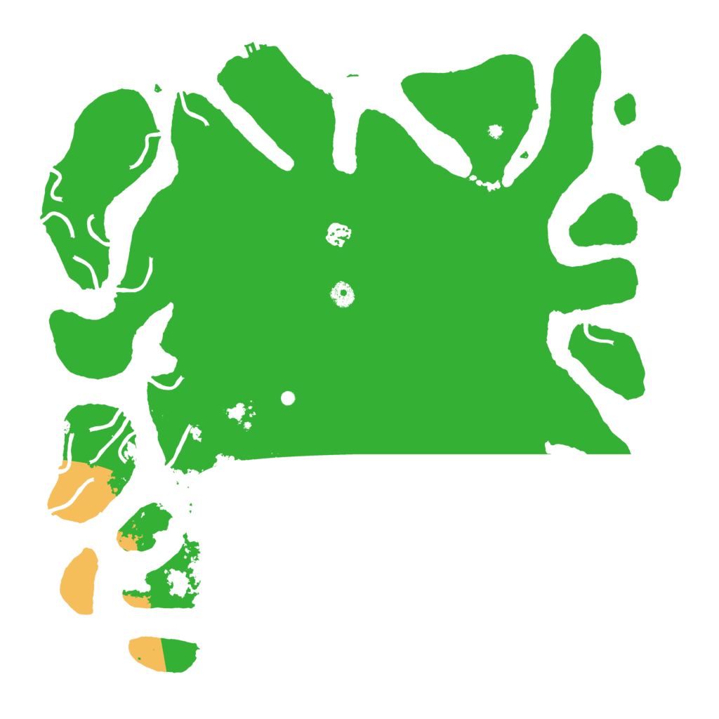 Biome Rust Map: Procedural Map, Size: 4500, Seed: 95136