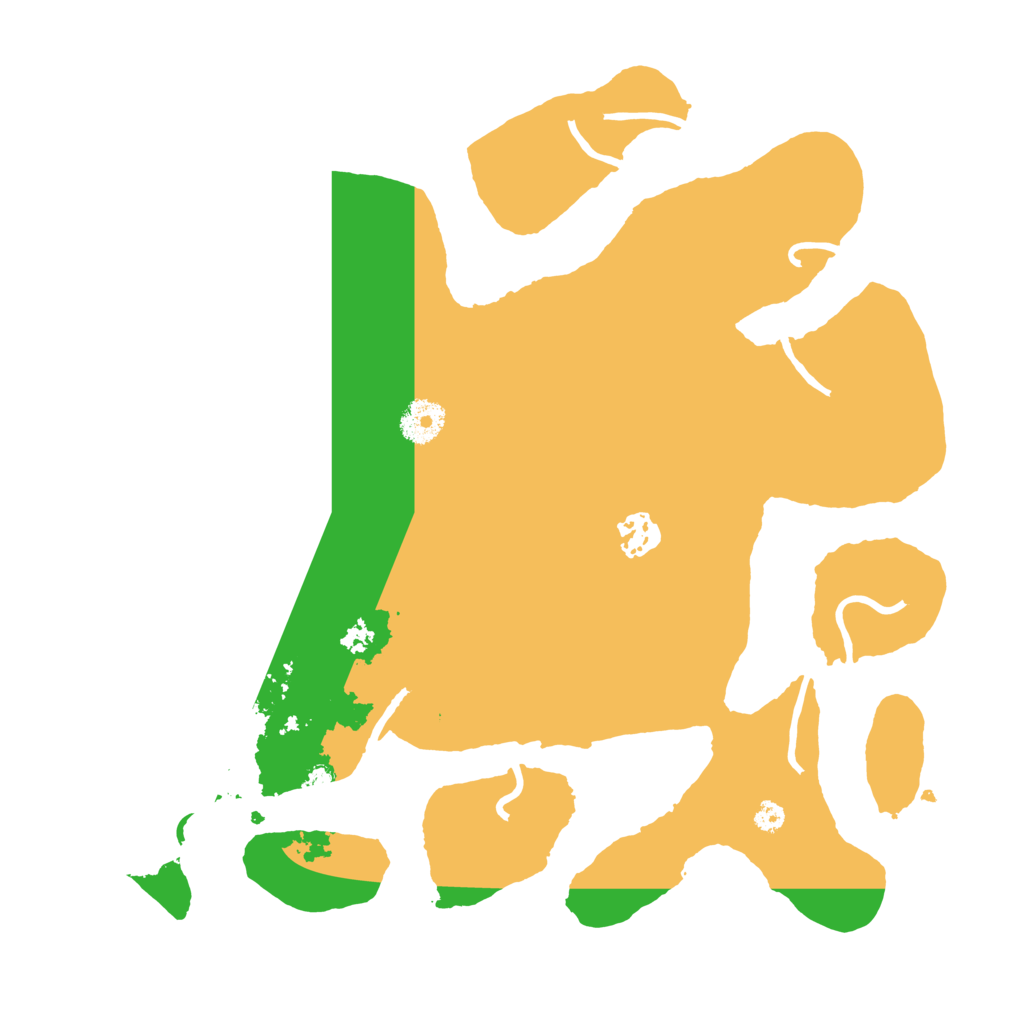 Biome Rust Map: Procedural Map, Size: 3500, Seed: 235540