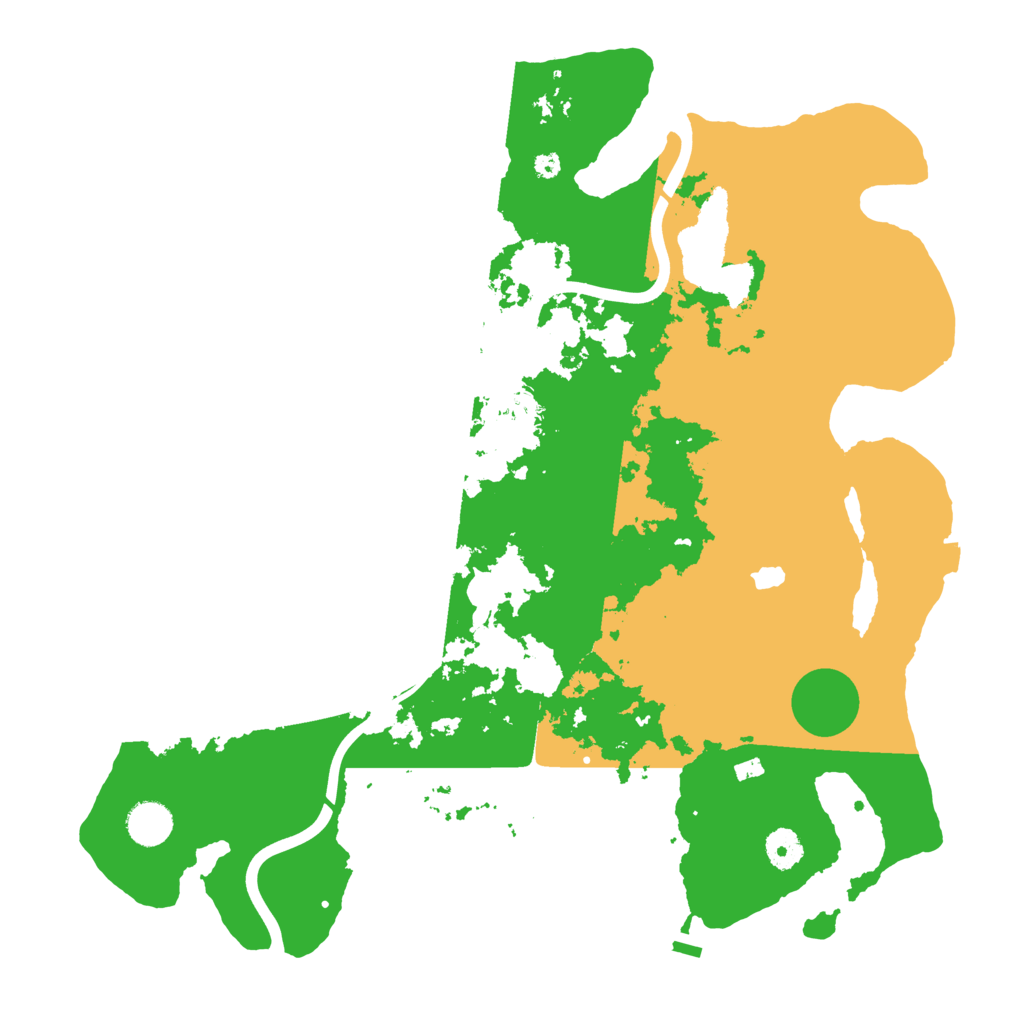 Biome Rust Map: Procedural Map, Size: 4000, Seed: 31232