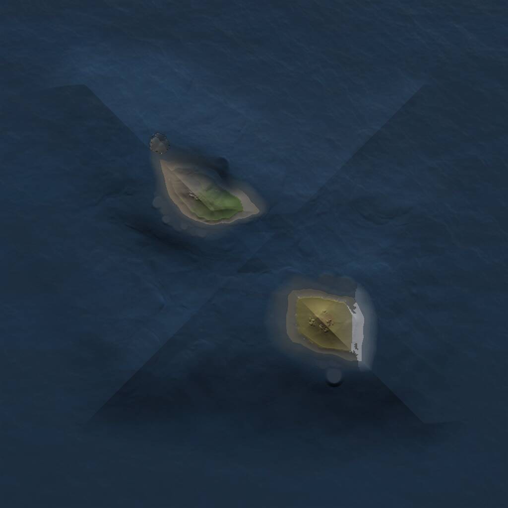 Rust Map: Procedural Map, Size: 1000, Seed: 8416654, 1 Monuments