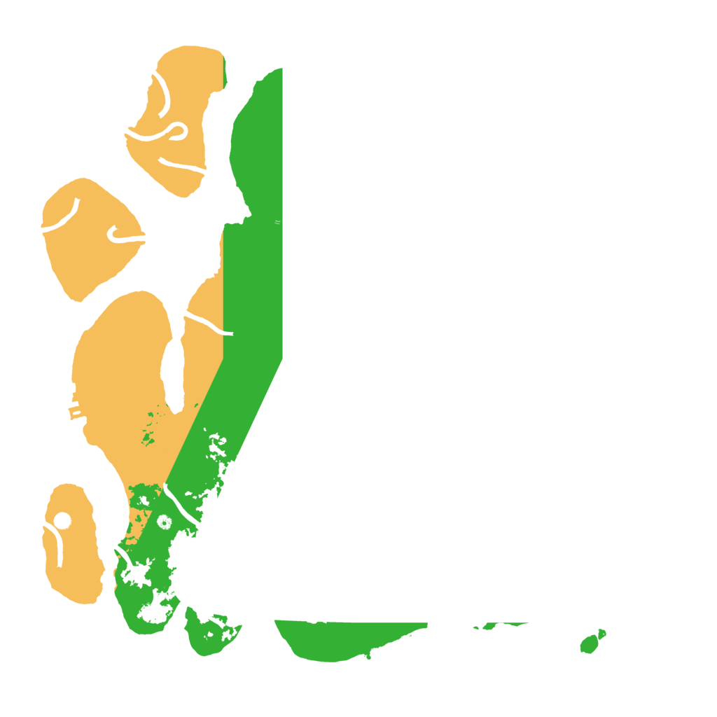 Biome Rust Map: Procedural Map, Size: 3650, Seed: 1514322