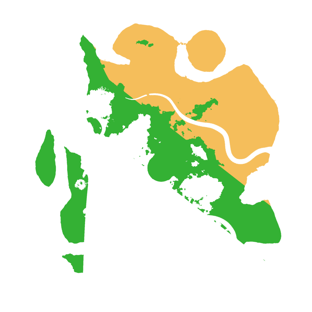 Biome Rust Map: Procedural Map, Size: 3000, Seed: 125081987