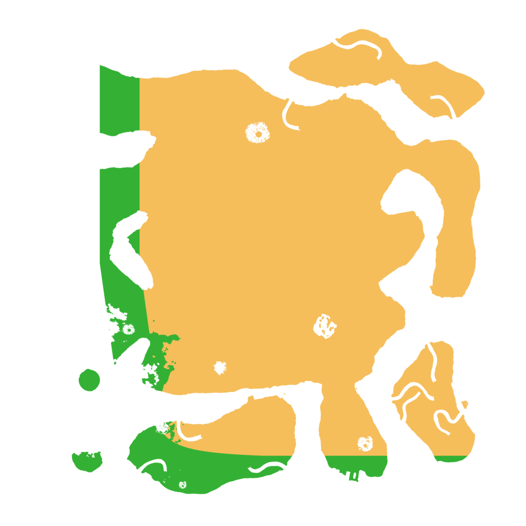 Biome Rust Map: Procedural Map, Size: 3500, Seed: 825192