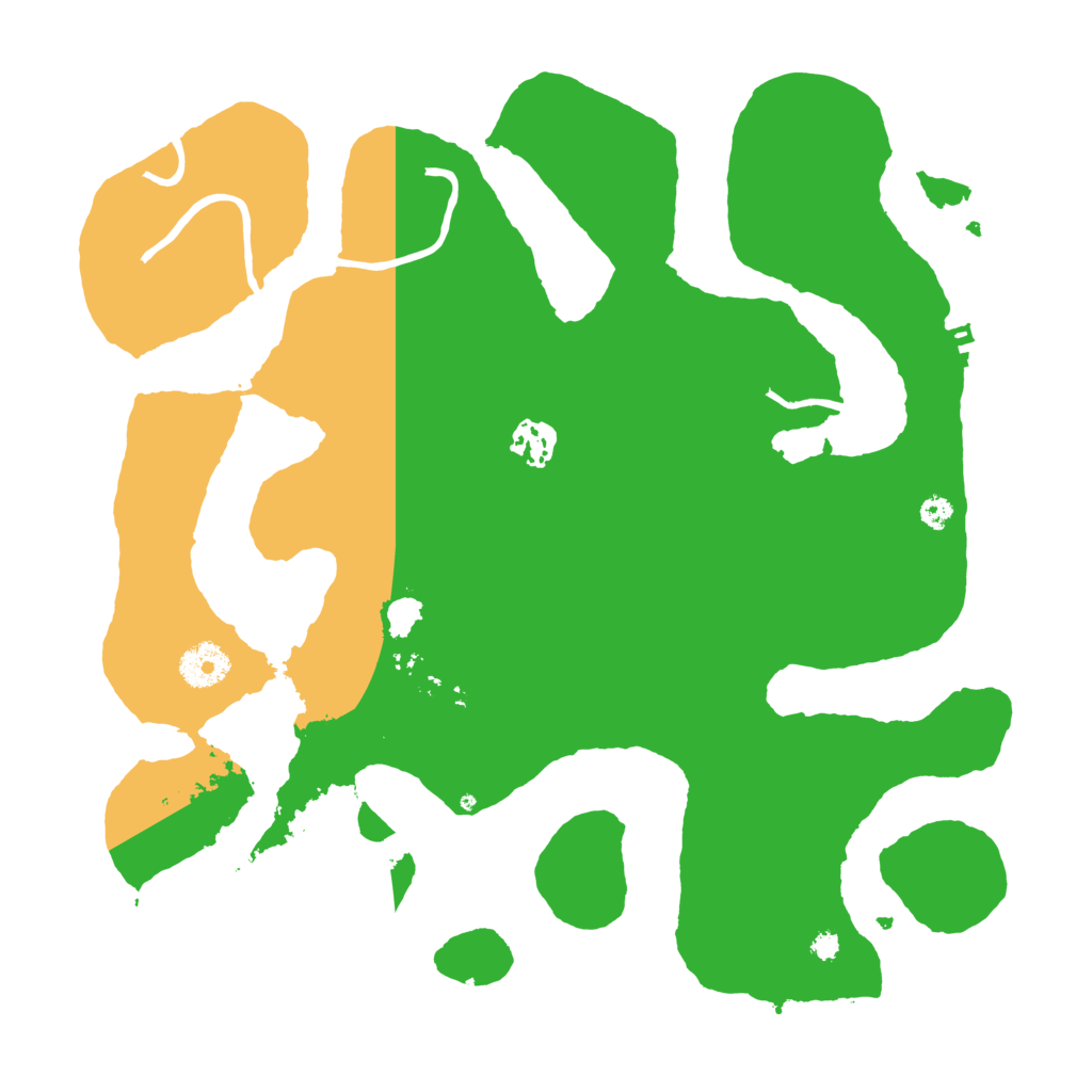 Biome Rust Map: Procedural Map, Size: 3500, Seed: 222069