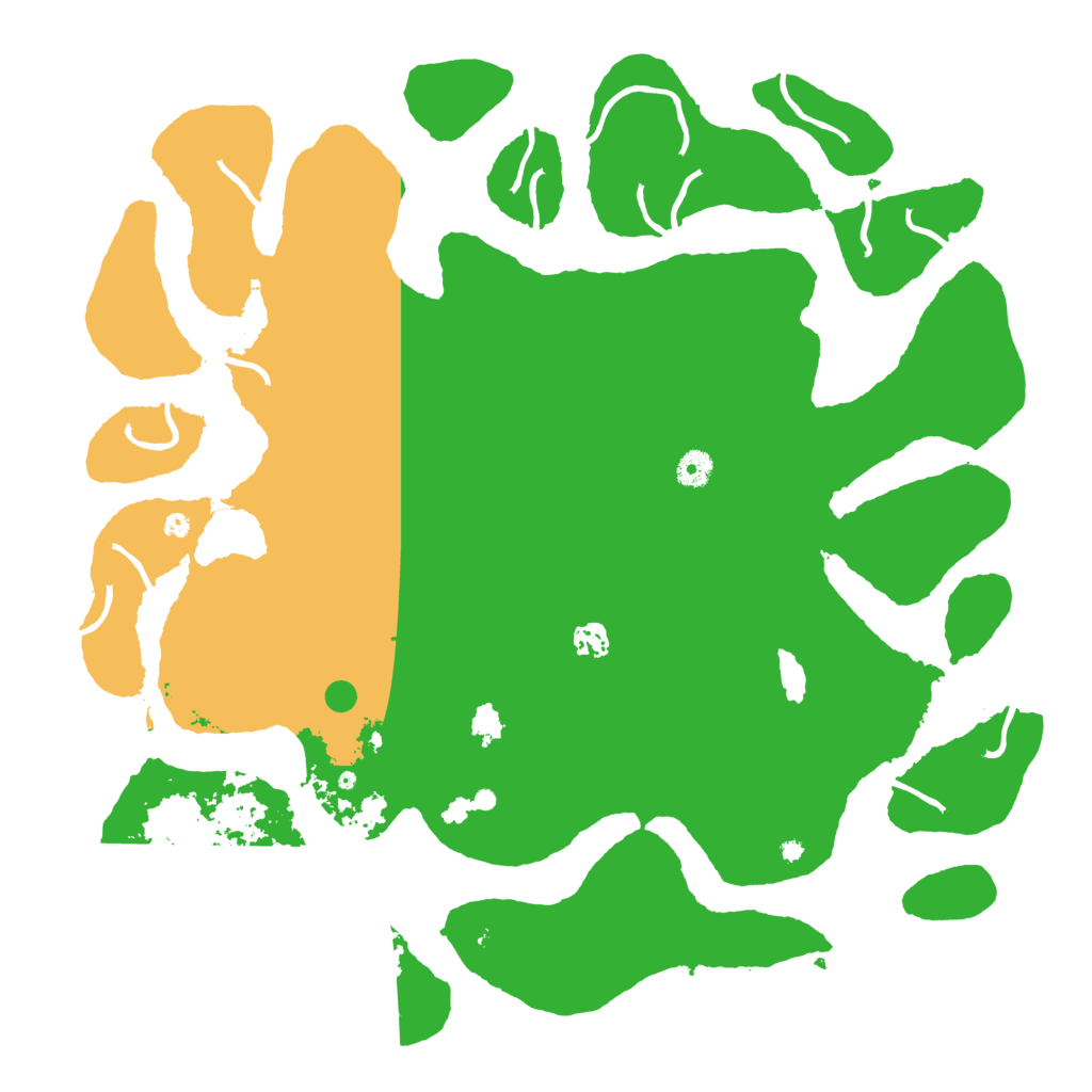 Biome Rust Map: Procedural Map, Size: 4500, Seed: 13216534