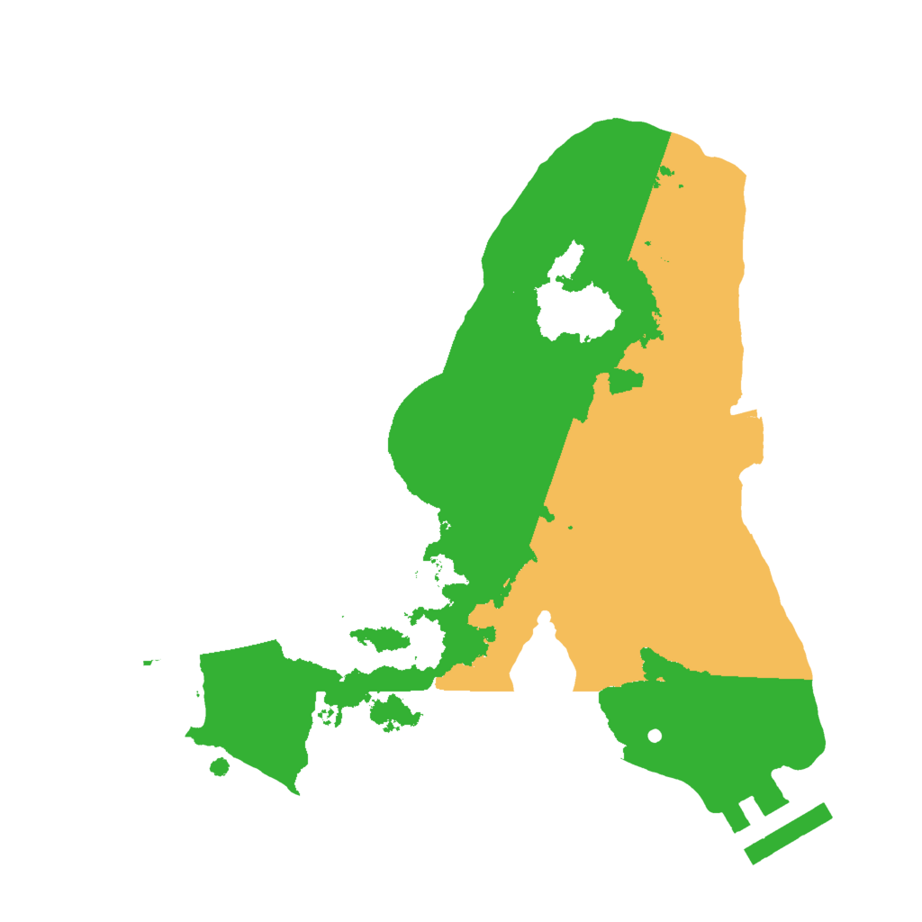 Biome Rust Map: Procedural Map, Size: 2000, Seed: 19121526