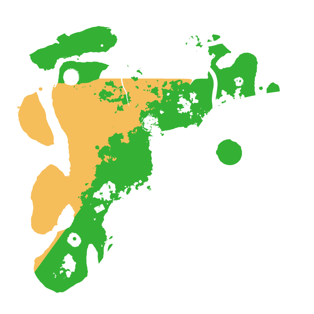 Biome Rust Map: Procedural Map, Size: 3500, Seed: 273770