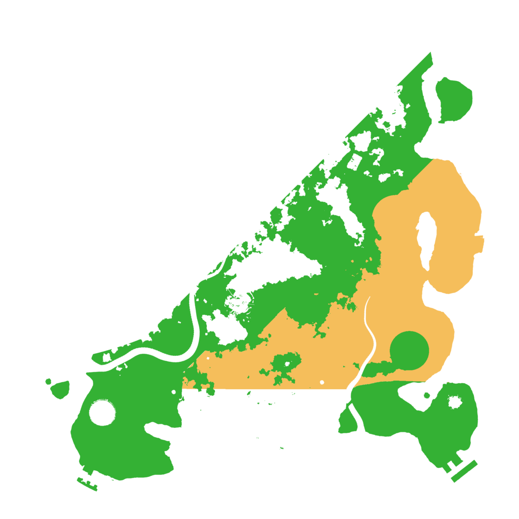 Biome Rust Map: Procedural Map, Size: 3500, Seed: 1170846647