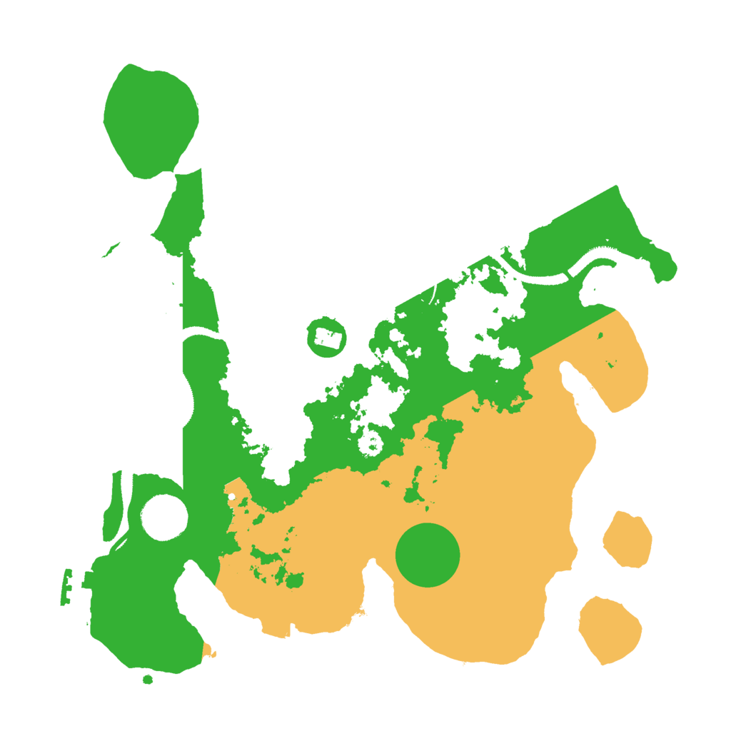 Biome Rust Map: Procedural Map, Size: 3000, Seed: 791780662