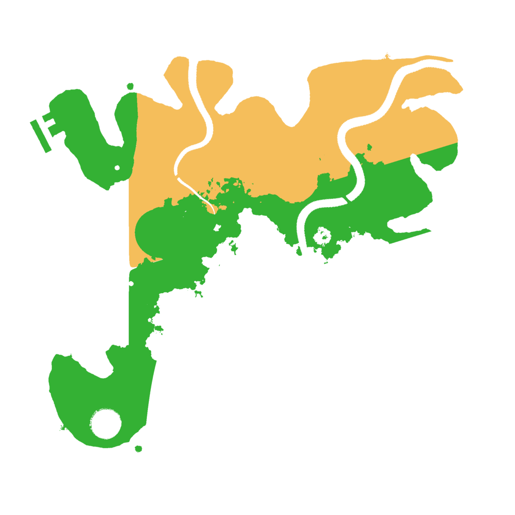 Biome Rust Map: Procedural Map, Size: 3000, Seed: 710212201