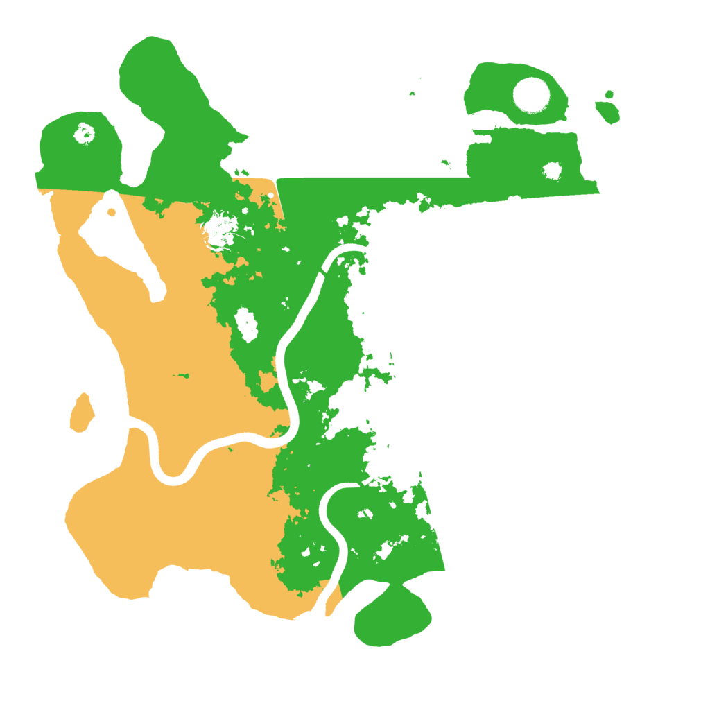 Biome Rust Map: Procedural Map, Size: 3500, Seed: 789495