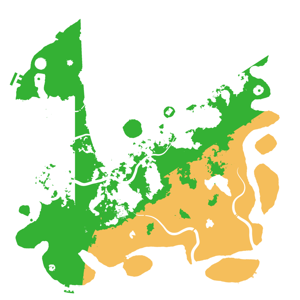 Biome Rust Map: Procedural Map, Size: 4500, Seed: 300336774