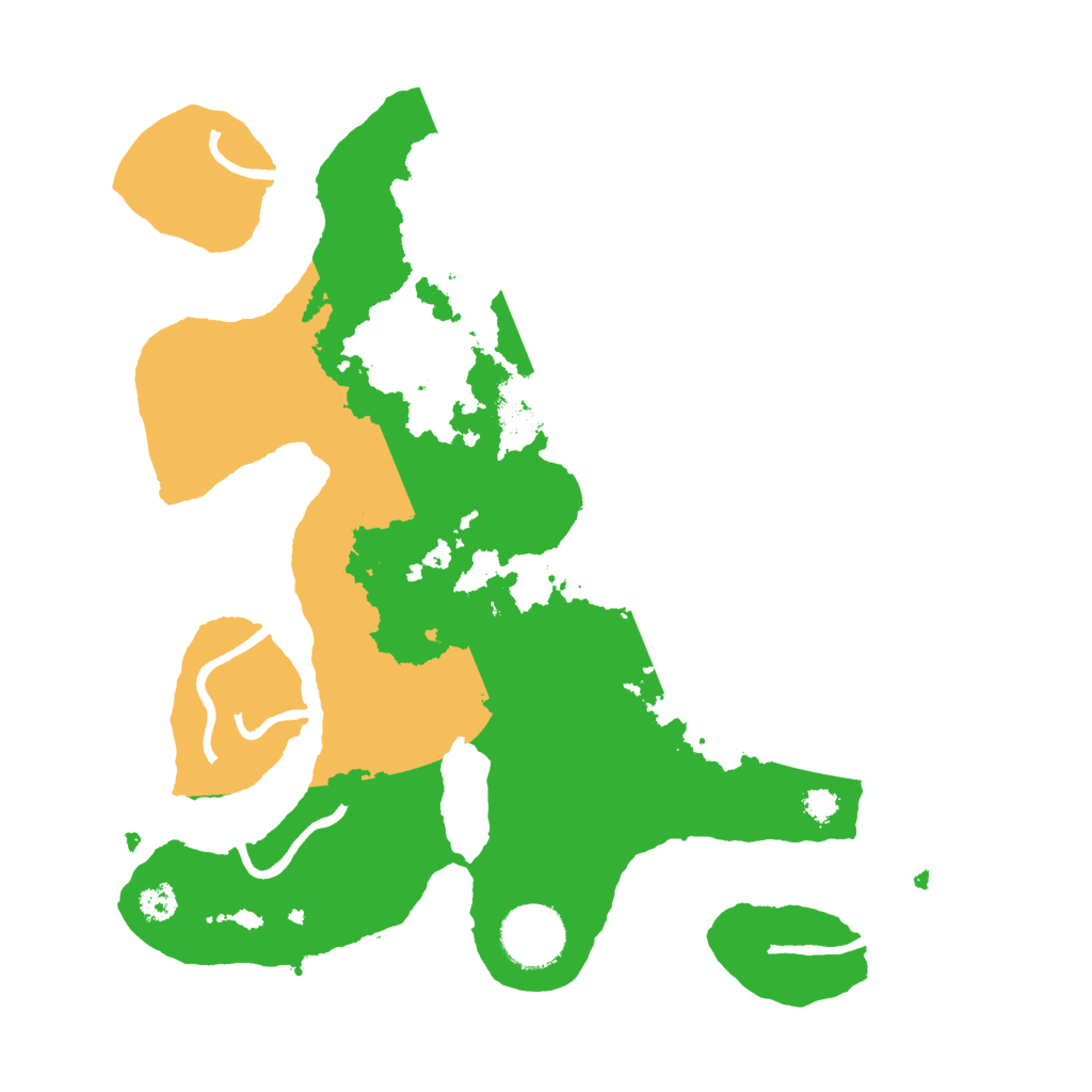 Biome Rust Map: Procedural Map, Size: 3000, Seed: 958664083