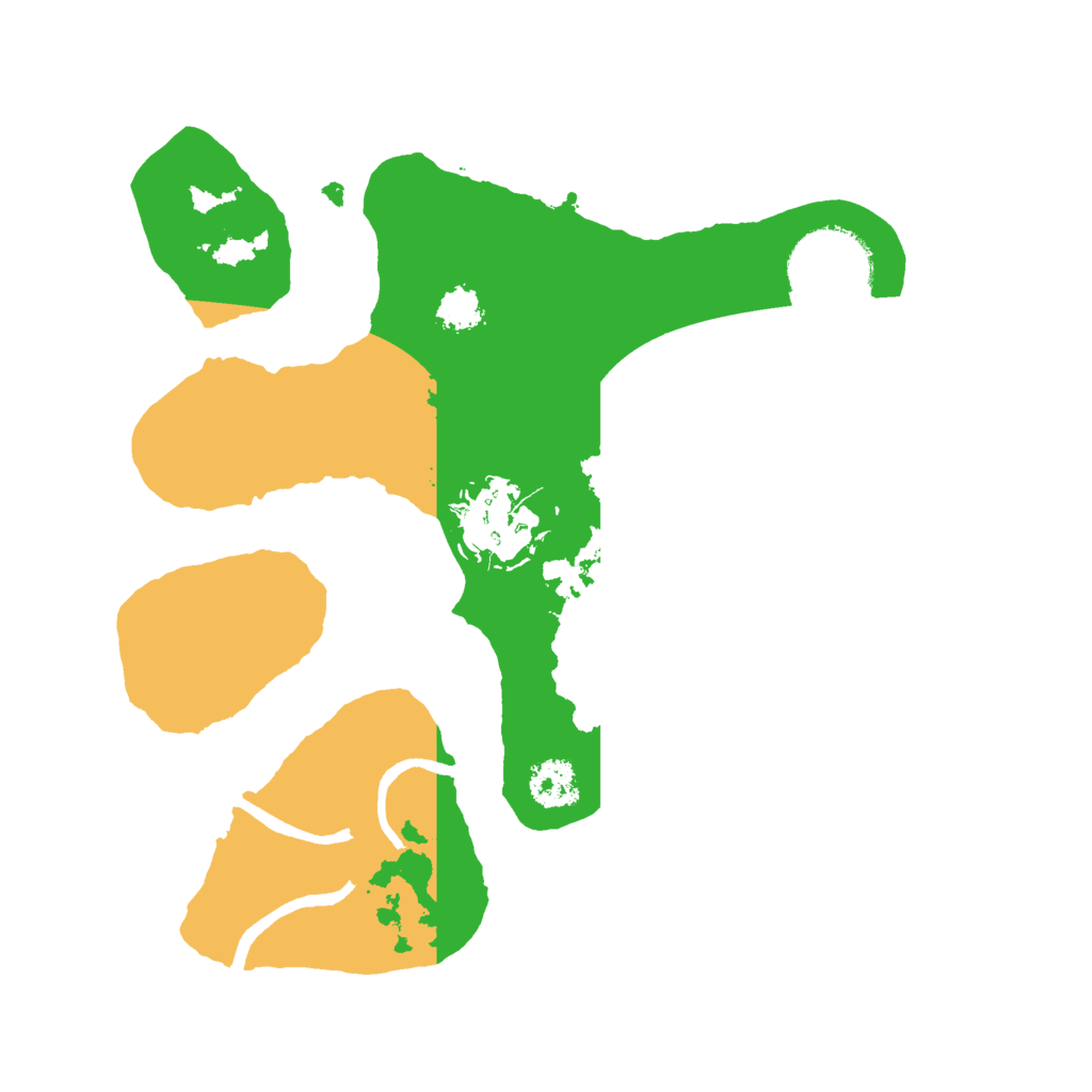 Biome Rust Map: Procedural Map, Size: 2300, Seed: 2123753446