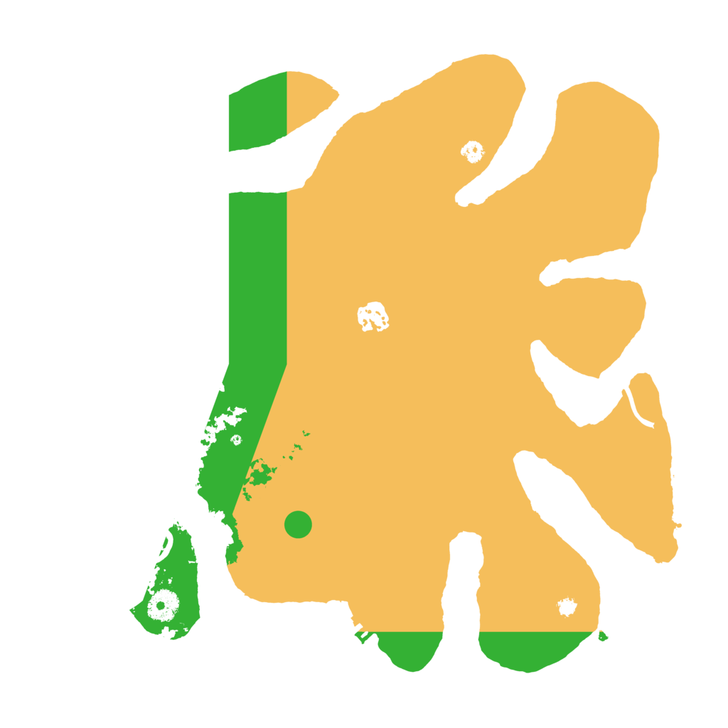 Biome Rust Map: Procedural Map, Size: 3495, Seed: 990466709