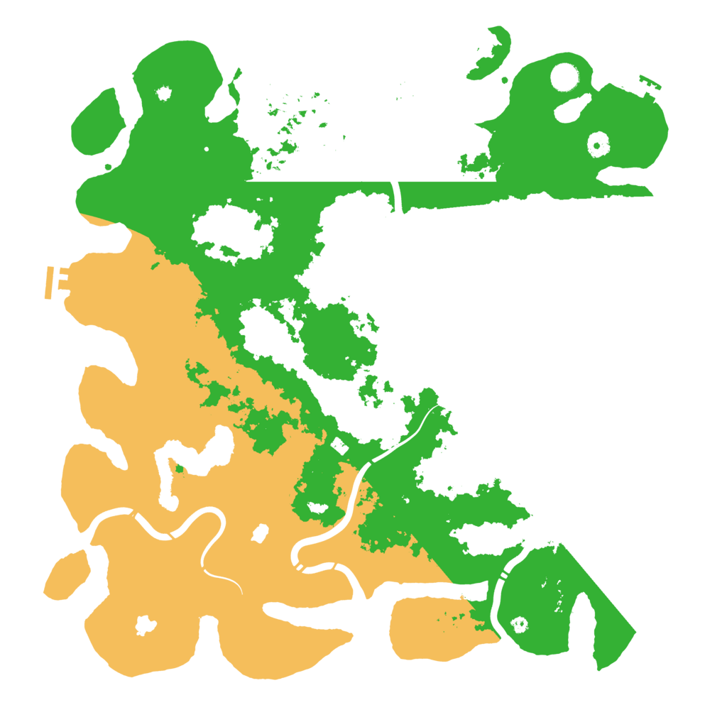Biome Rust Map: Procedural Map, Size: 4500, Seed: 981675