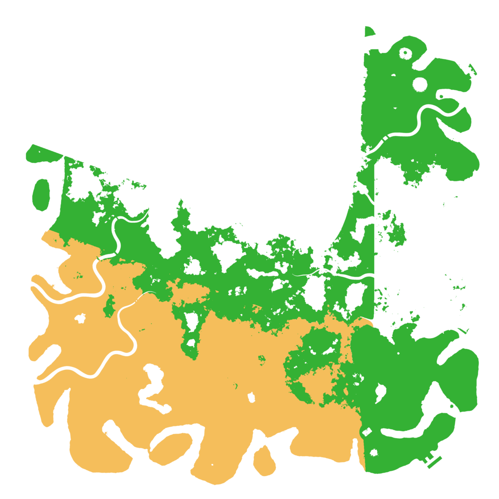 Biome Rust Map: Procedural Map, Size: 6000, Seed: 233