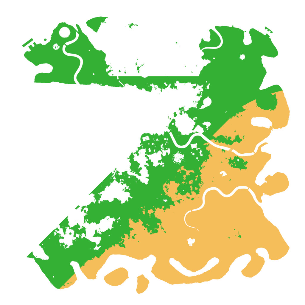 Biome Rust Map: Procedural Map, Size: 5000, Seed: 691203