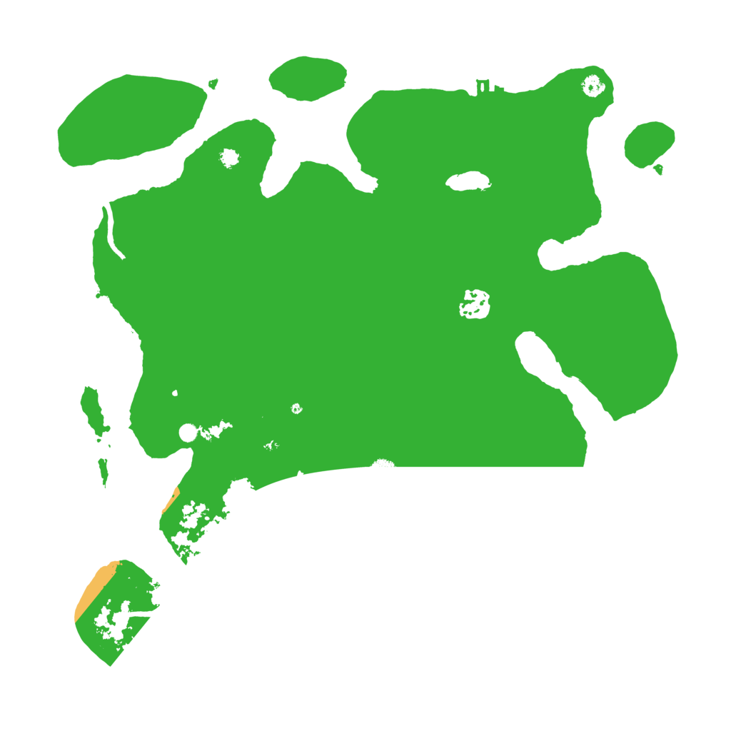 Biome Rust Map: Procedural Map, Size: 3500, Seed: 61015887