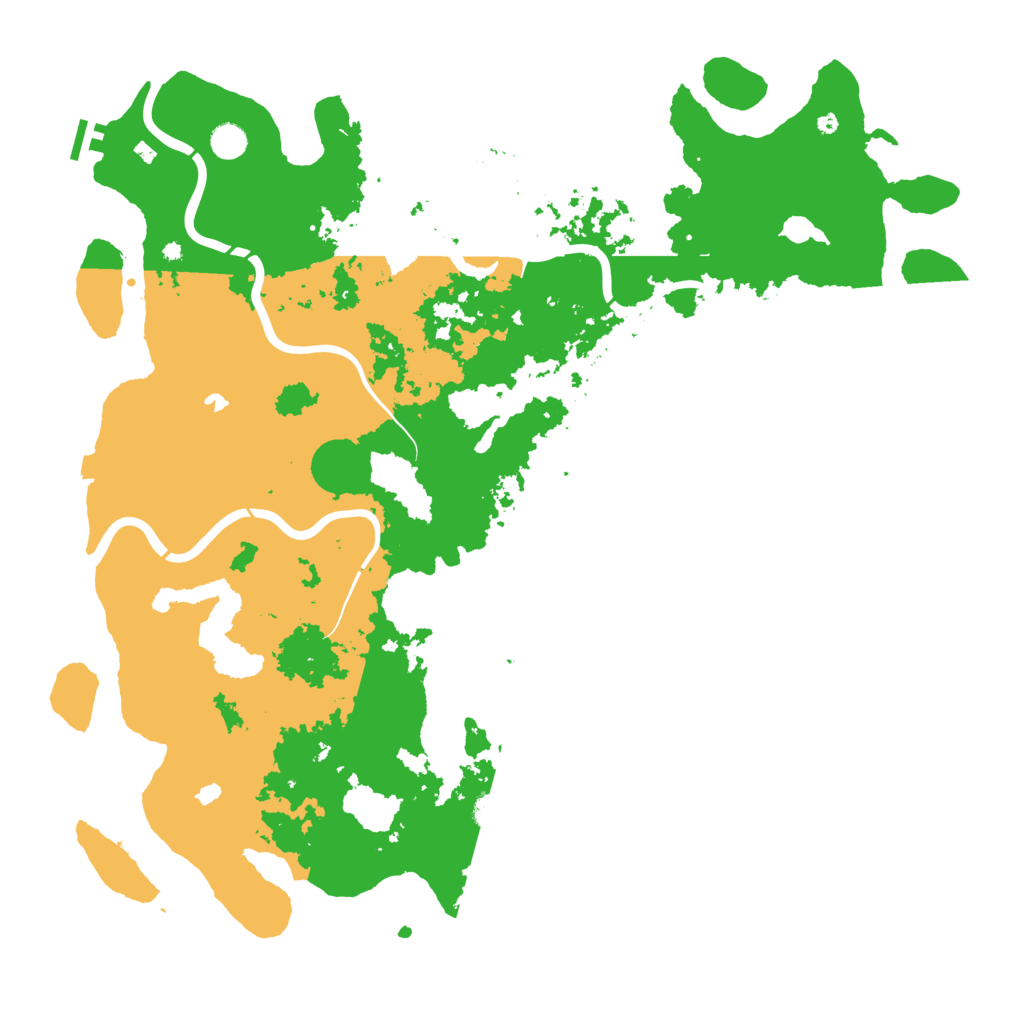 Biome Rust Map: Procedural Map, Size: 5000, Seed: 623564111