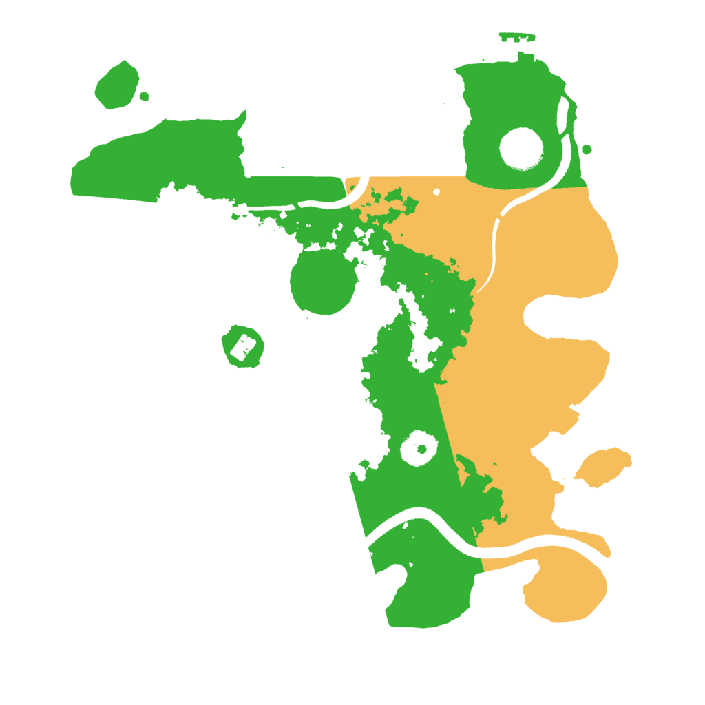 Biome Rust Map: Procedural Map, Size: 3000, Seed: 7828741