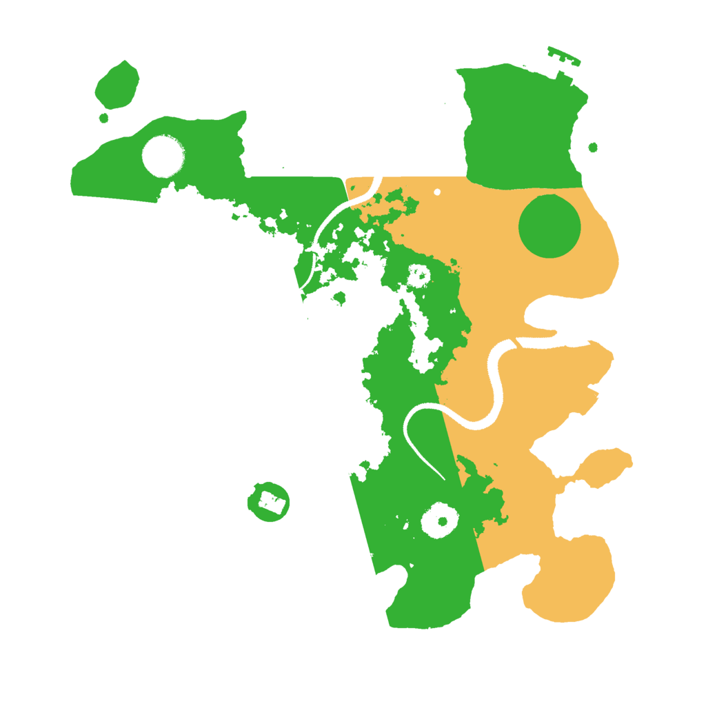 Biome Rust Map: Procedural Map, Size: 3000, Seed: 7828741
