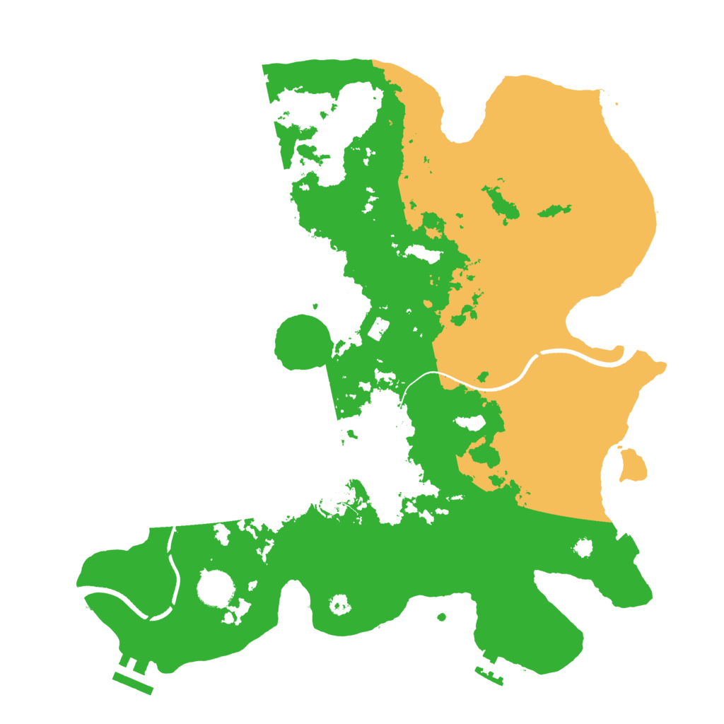 Biome Rust Map: Procedural Map, Size: 3500, Seed: 906493