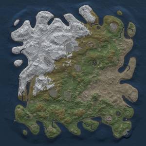 Thumbnail Rust Map: Procedural Map, Size: 4500, Seed: 213, 20 Monuments