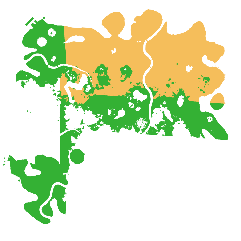 Biome Rust Map: Procedural Map, Size: 4500, Seed: 1058714525