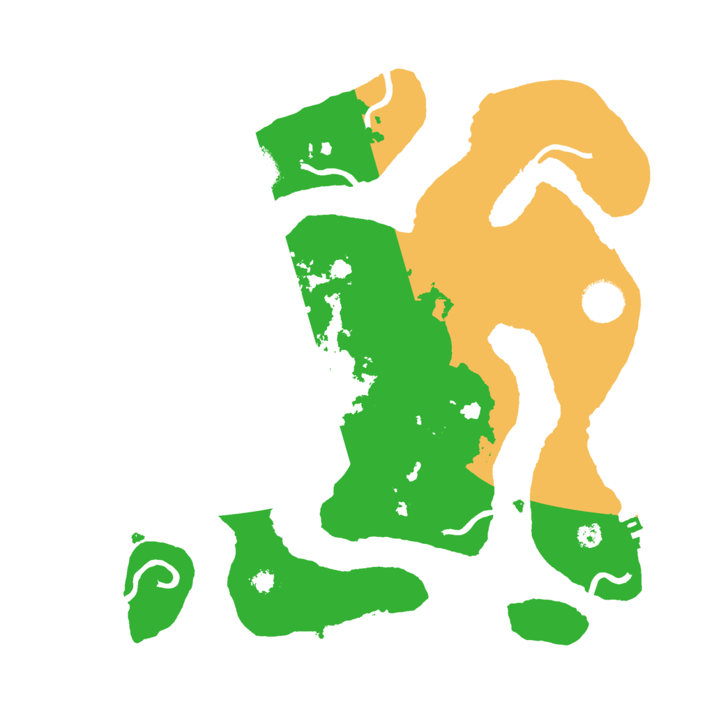 Biome Rust Map: Procedural Map, Size: 3000, Seed: 1791540010