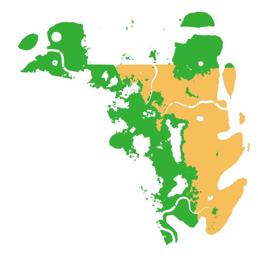 Biome Rust Map: Procedural Map, Size: 4600, Seed: 832567