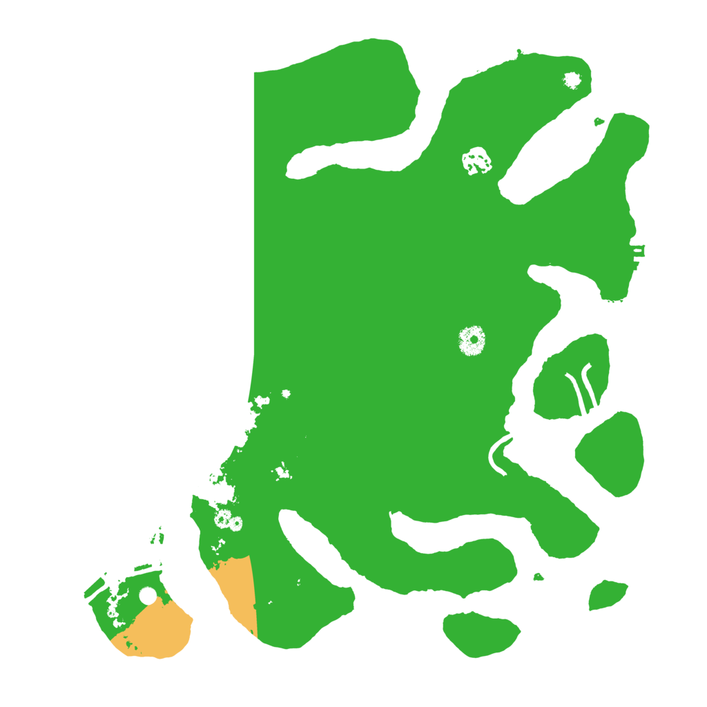 Biome Rust Map: Procedural Map, Size: 3700, Seed: 931720508