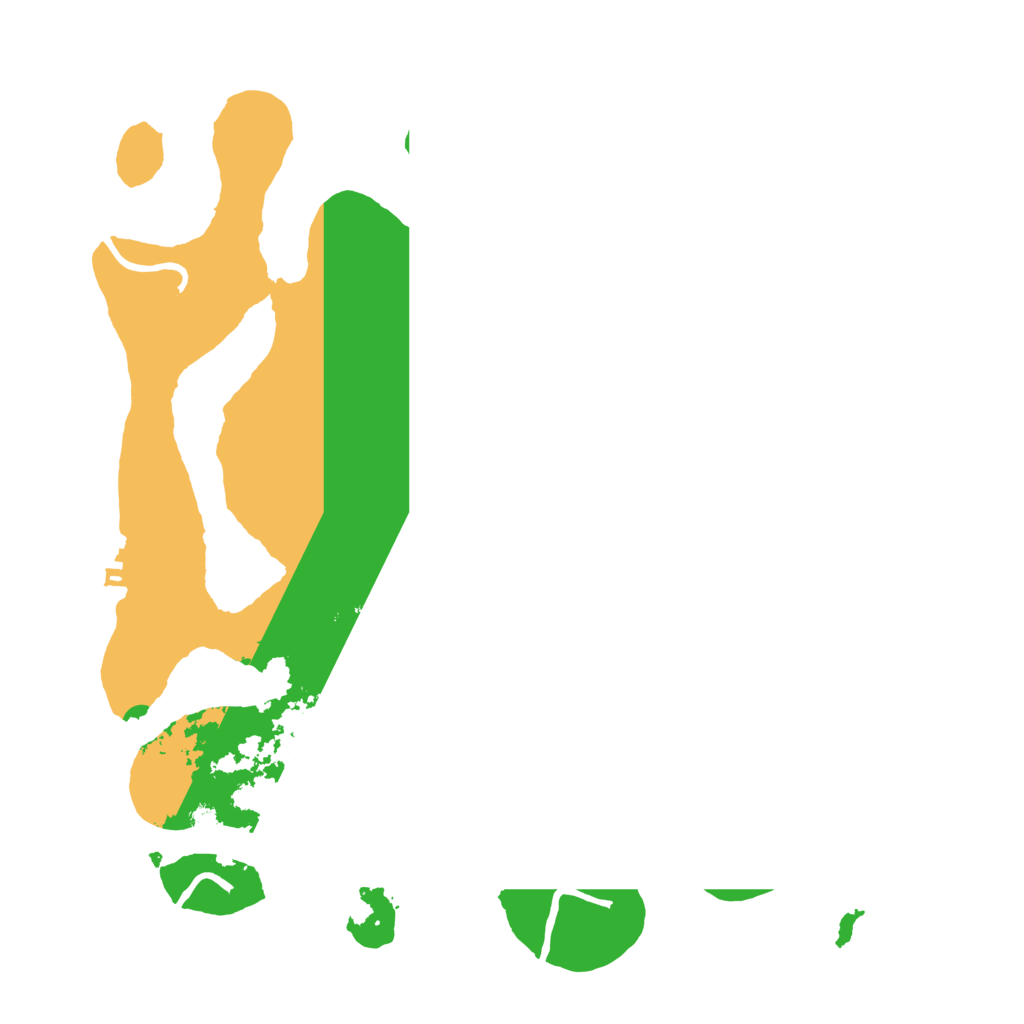 Biome Rust Map: Procedural Map, Size: 3500, Seed: 965509881