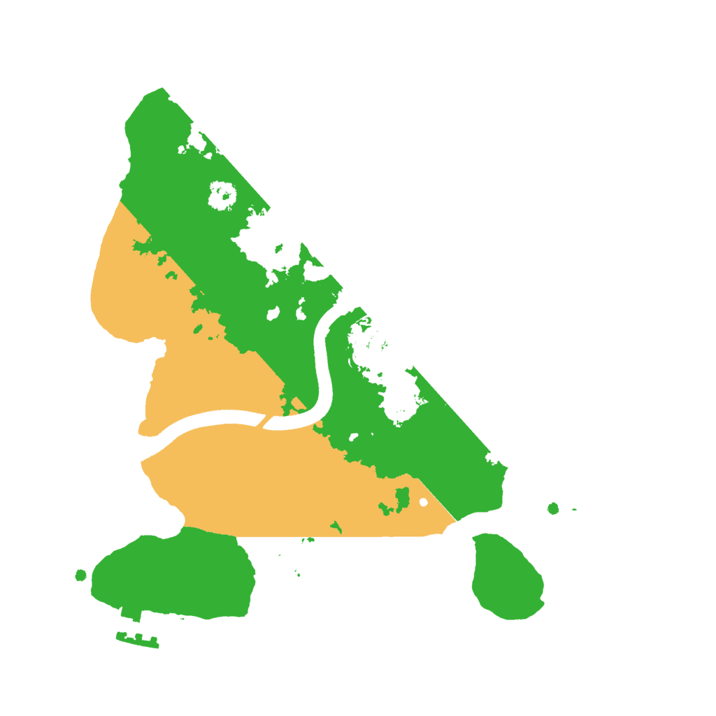 Biome Rust Map: Procedural Map, Size: 2500, Seed: 5000